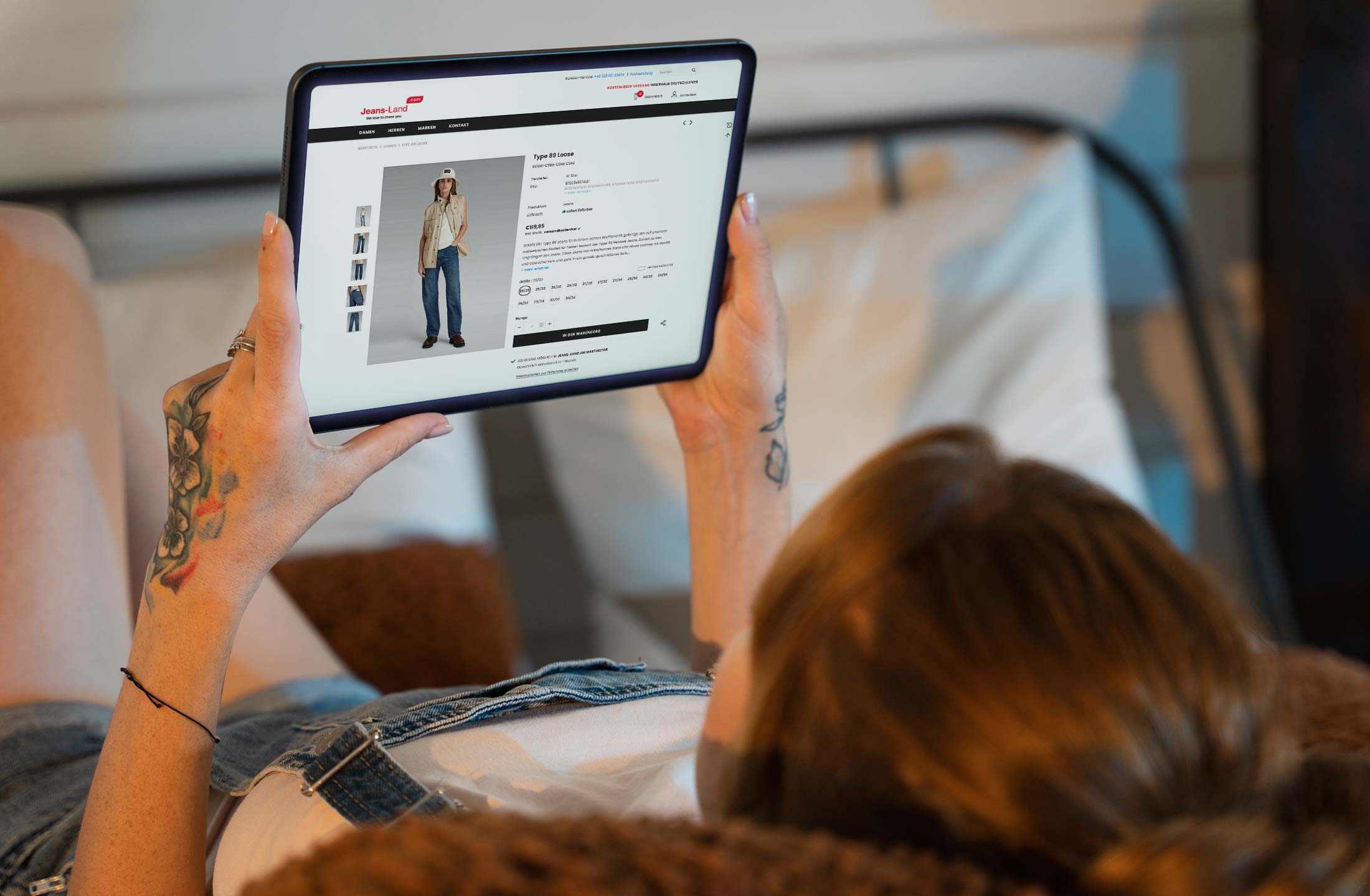 Professioneller Online-Shop für das Jeans-Land in Freiburg