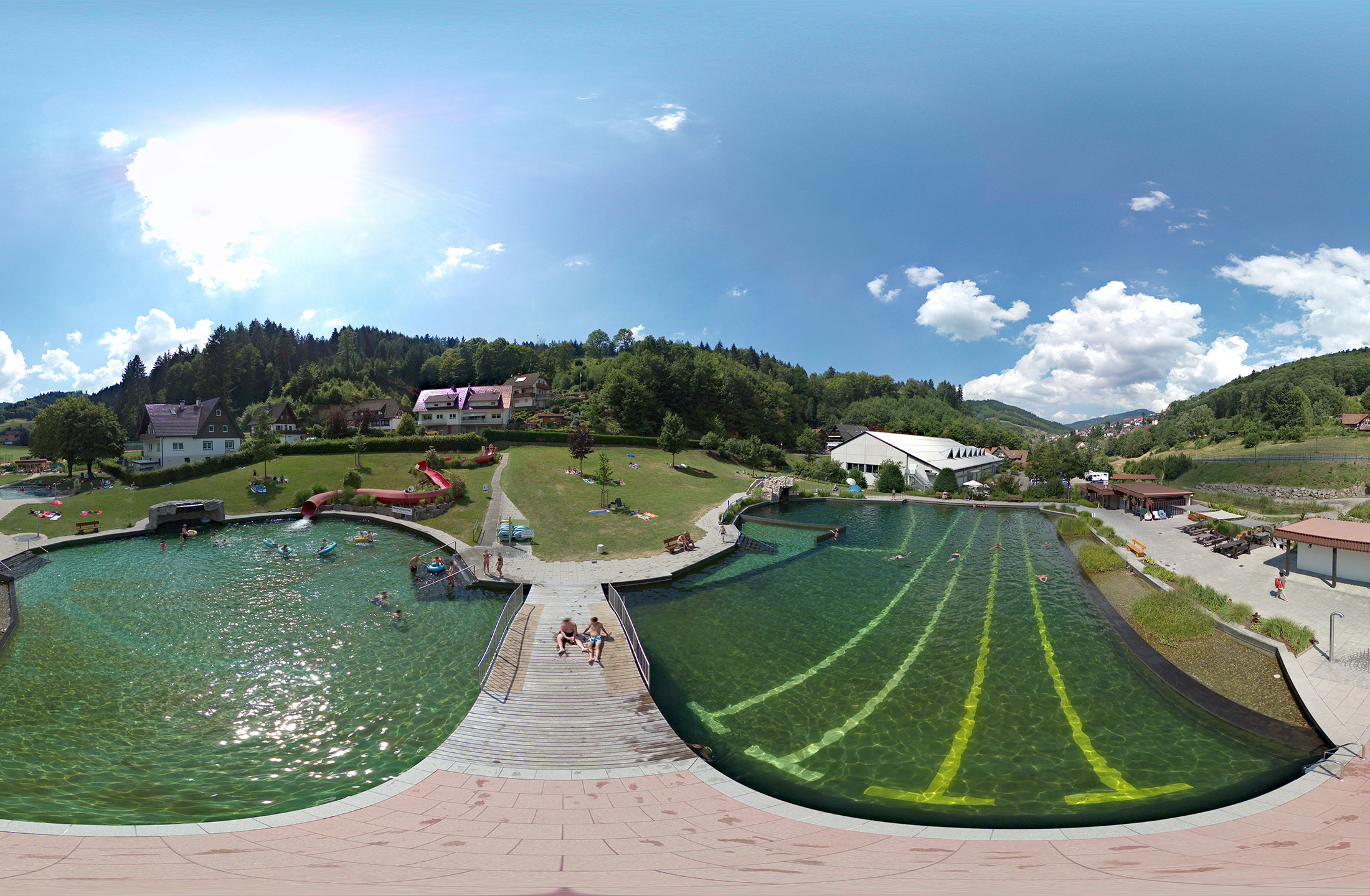 Professionelles Virtual-Reality Projekt für das Naturerlebnisbad in Ottenhöfen