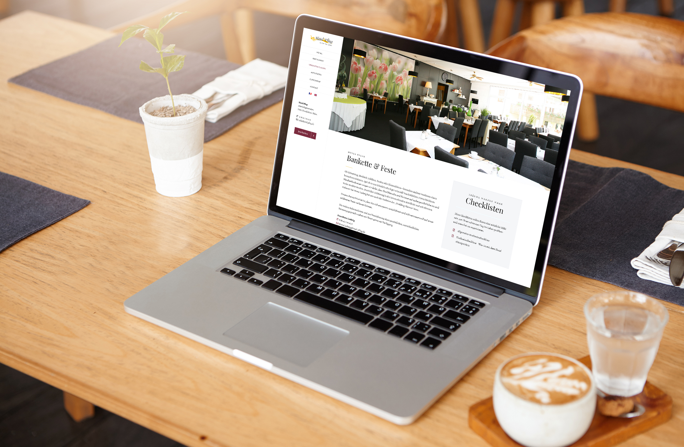 Professionelle Webseite für das Hotel Pflug in Ottenhöfen von rundum.marketing